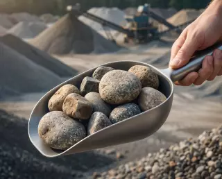 Riečny kameň (nepraný) 24+